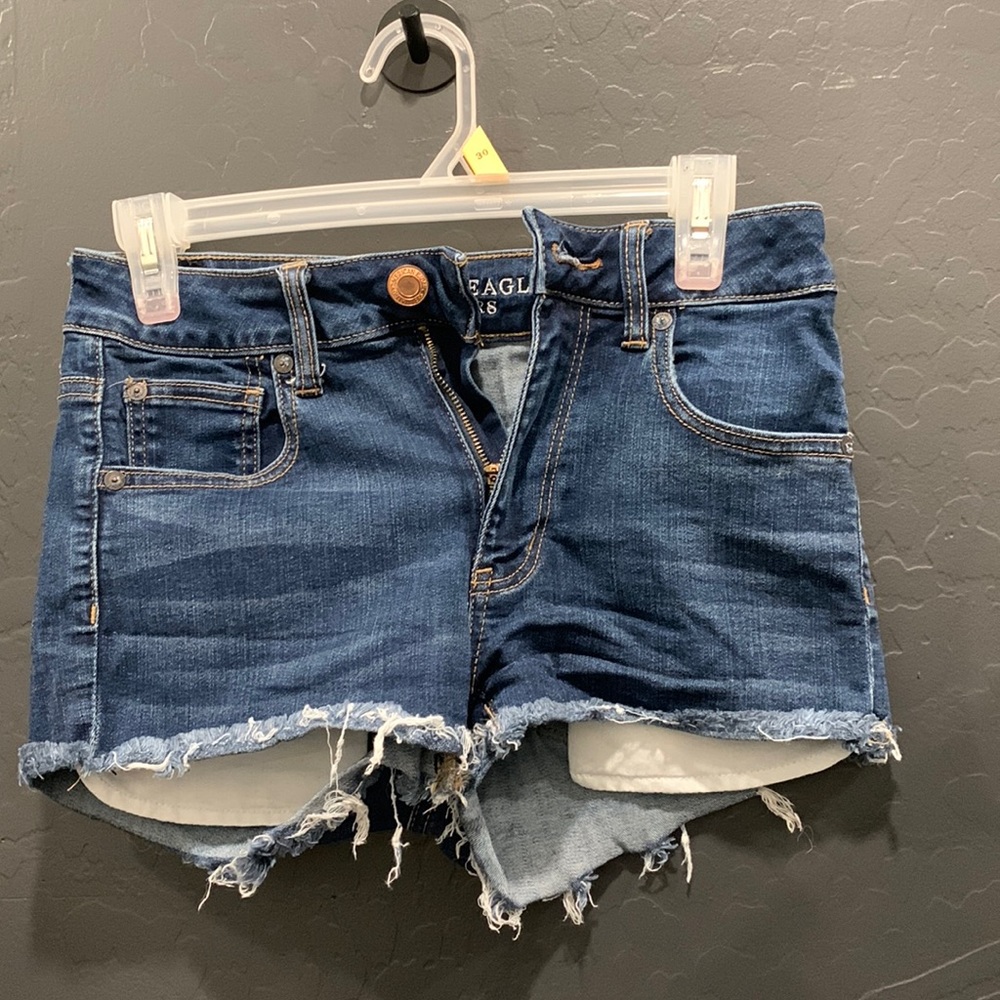 High Rise Super Stretch Jean Short